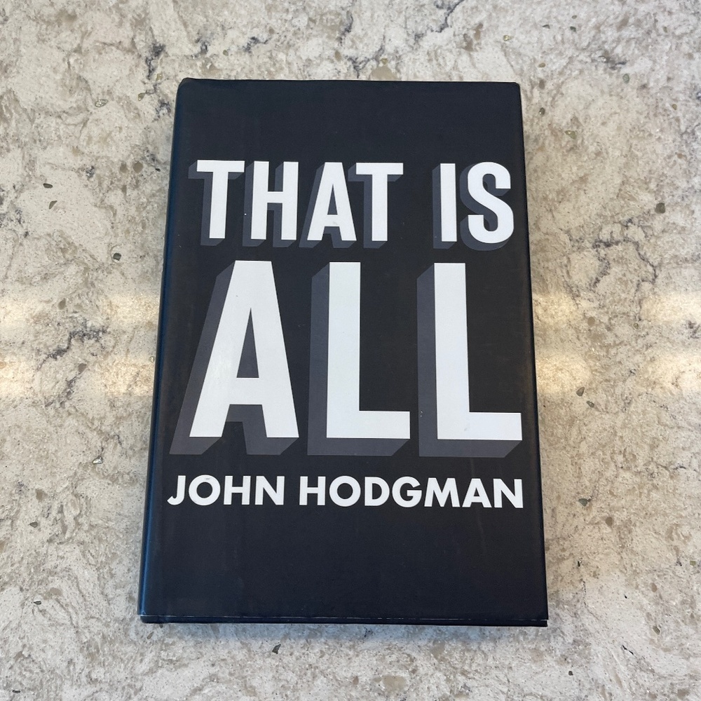 Hardcover Book - That Is all By John Hodgman